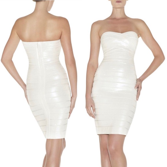 H E R V E L E G E R : “Nazik” Sequin Dress - Picture 3 of 8